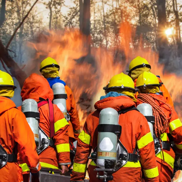 Red2Blue framework in firefighting